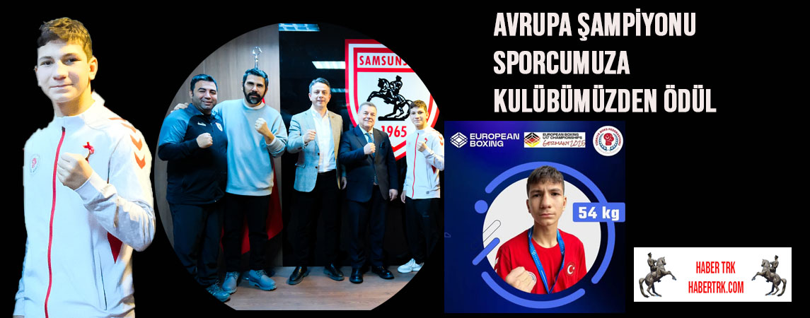 Avrupa Şampiyonu Sporcumuza Kulübümüzden Ödül
