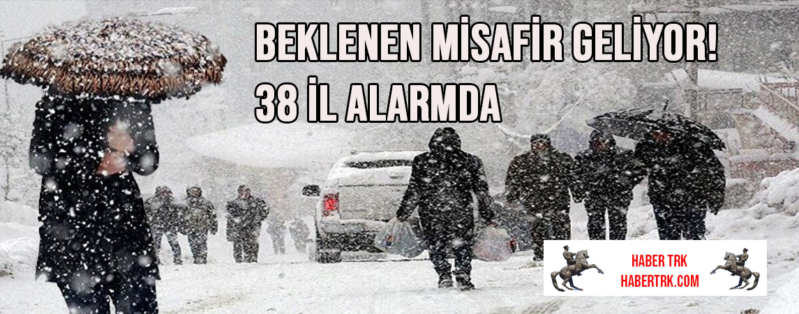 Beklenen Misafir Geliyor! Meteoroloji’den Dev Kar Haritası 38 İl Alarmda