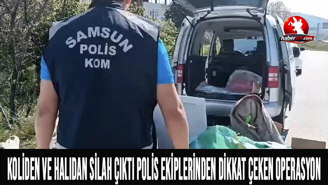 Koliden ve Halıdan Silah Çıktı Polis Ekiplerinden Dikkat Çeken Operasyon