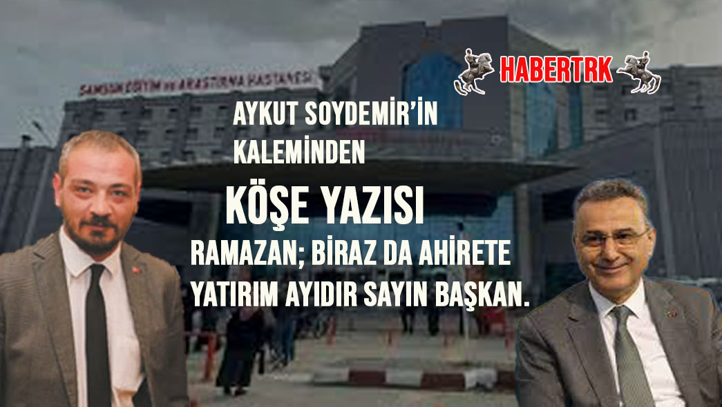 Samsun Eğitim ve Araştırma Hastanesi Önünde Bir İftar Sofrası Kurulsa…