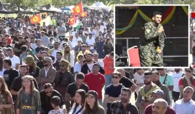 Fransa’da terör festivali! PKK bayraklarıyla örgüt propagandası yaptılar