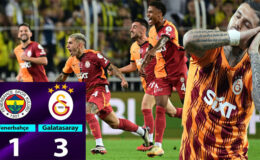Kadıköy’de nefes kesen derbi! Galatasaray 3 puanı 3 golle aldı