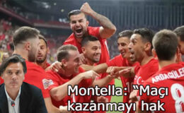 Montella: “Maçı kazanmayı hak ettik”