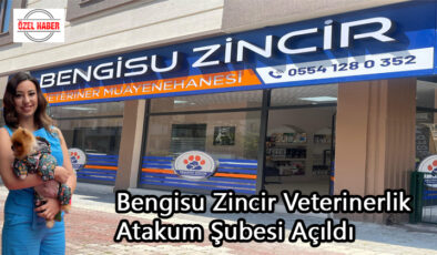 Bengisu Zincir Veterinerlik Atakum Şubesi Açıldı