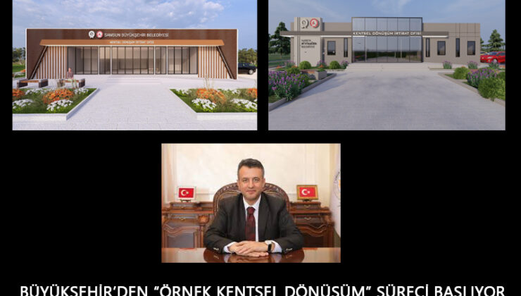 BÜYÜKŞEHİR’DEN “ÖRNEK KENTSEL DÖNÜŞÜM” SÜRECİ BAŞLIYOR