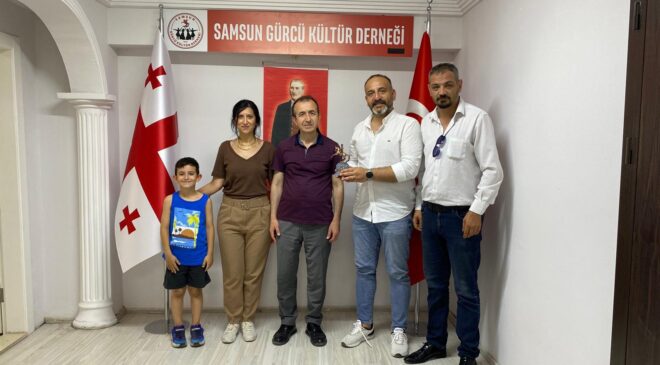 Yeni Çağ Partisi’nden Samsun Gürcü Kültür Derneği’ne Anlamlı Ziyaret