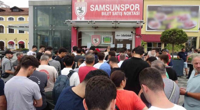 Samsunspor Taraftarlarından Panathinaikos Maçı Biletlerine Yoğun İlgi!