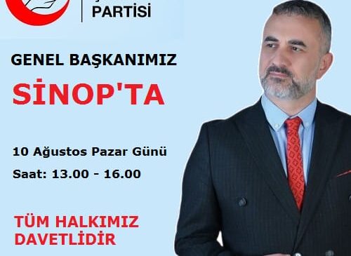 Yeni Çağ Partisi Genel Başkanı Sinop’a Geliyor