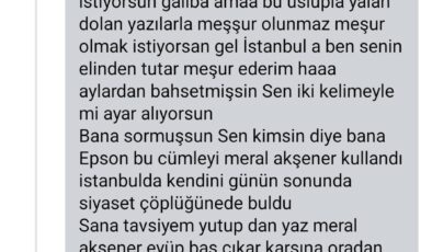 Yakakent Dernekler Federasyonu Genel Başkanı Eyüp Baş’tan Skandal Tehdit!