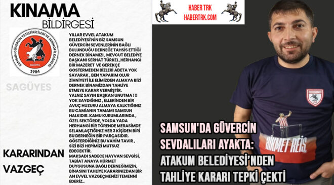 Samsun’da Güvercin Sevdalıları Ayakta: Atakum Belediyesi’nden Tahliye Kararı Tepki Çekti