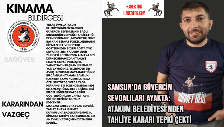 Samsun’da Güvercin Sevdalıları Ayakta: Atakum Belediyesi’nden Tahliye Kararı Tepki Çekti