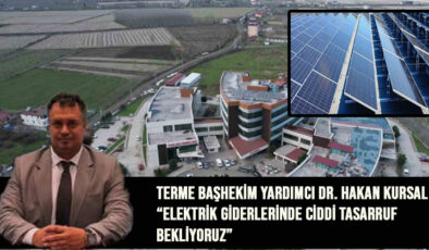 Terme Devlet Hastanesi’nden Güneş Enerjisi Atağı: Çatı ve Otopark Alanına Güneş Panelleri Kuruluyor