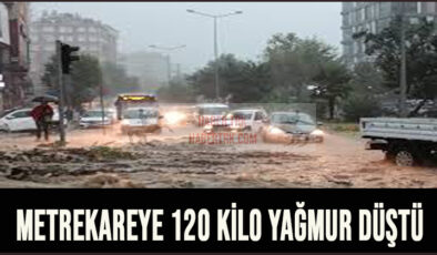 Samsun’da şiddetli yağış: Metrekareye 120 kilo yağmur düştü