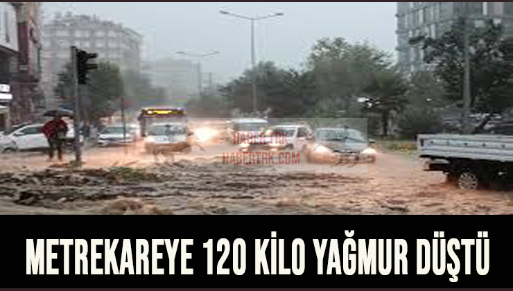 Samsun’da şiddetli yağış: Metrekareye 120 kilo yağmur düştü